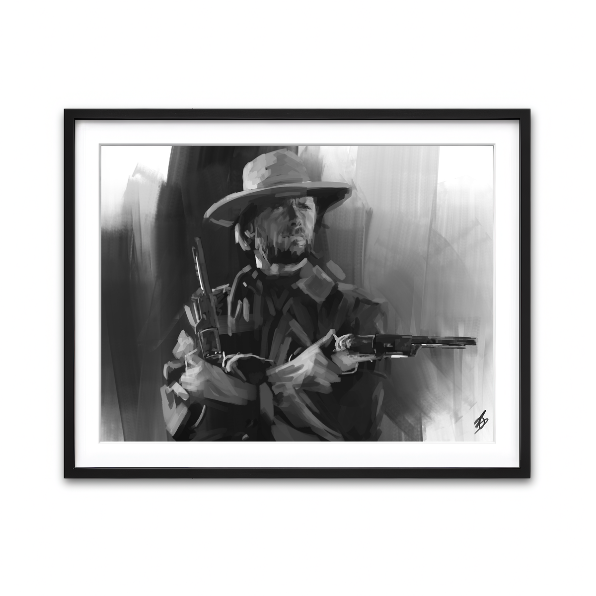 Framed Print 4x3 Black