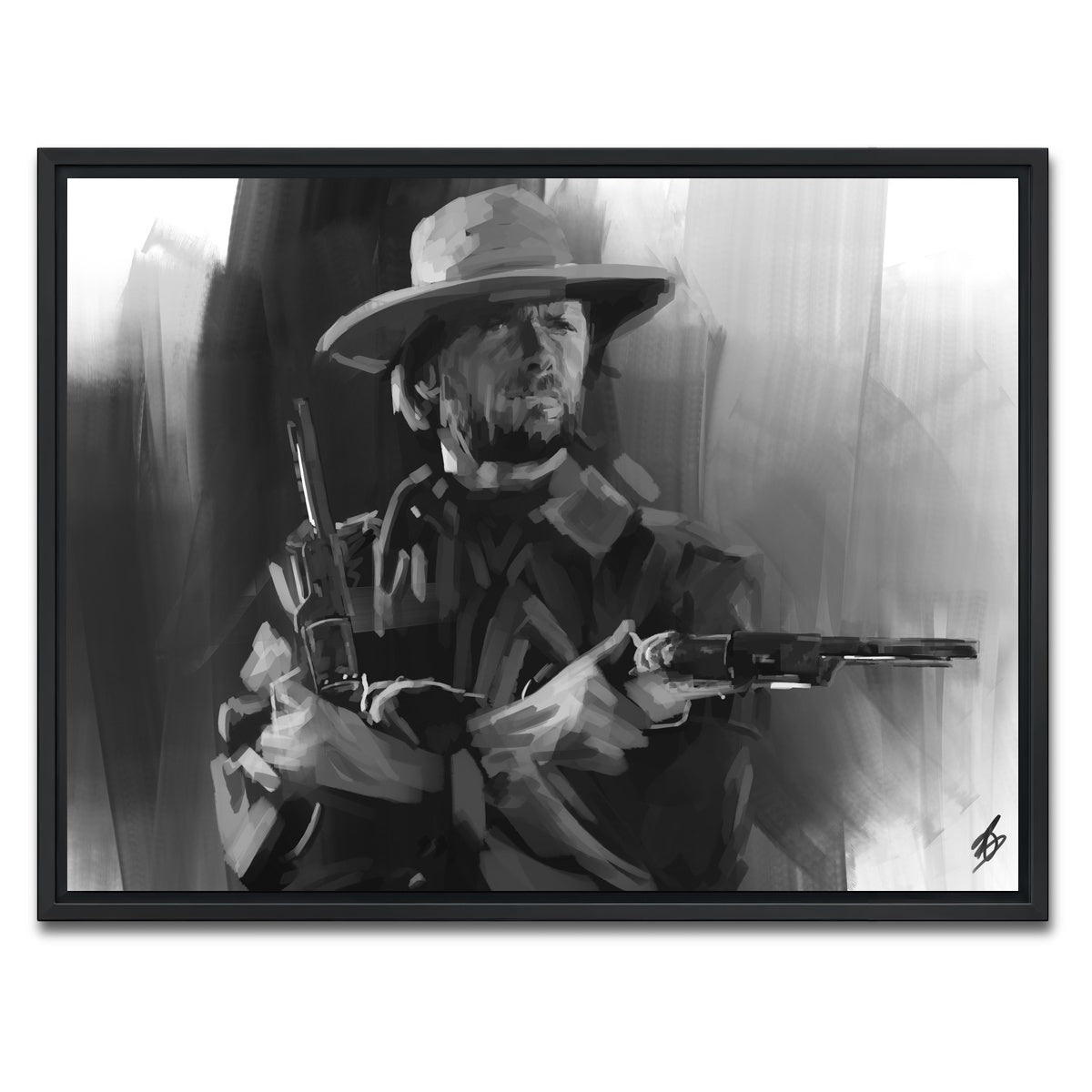 AUTO-MOCKUP WHITE | Outlaw | 1 Piece | Black Framed Canvas | group=4x3