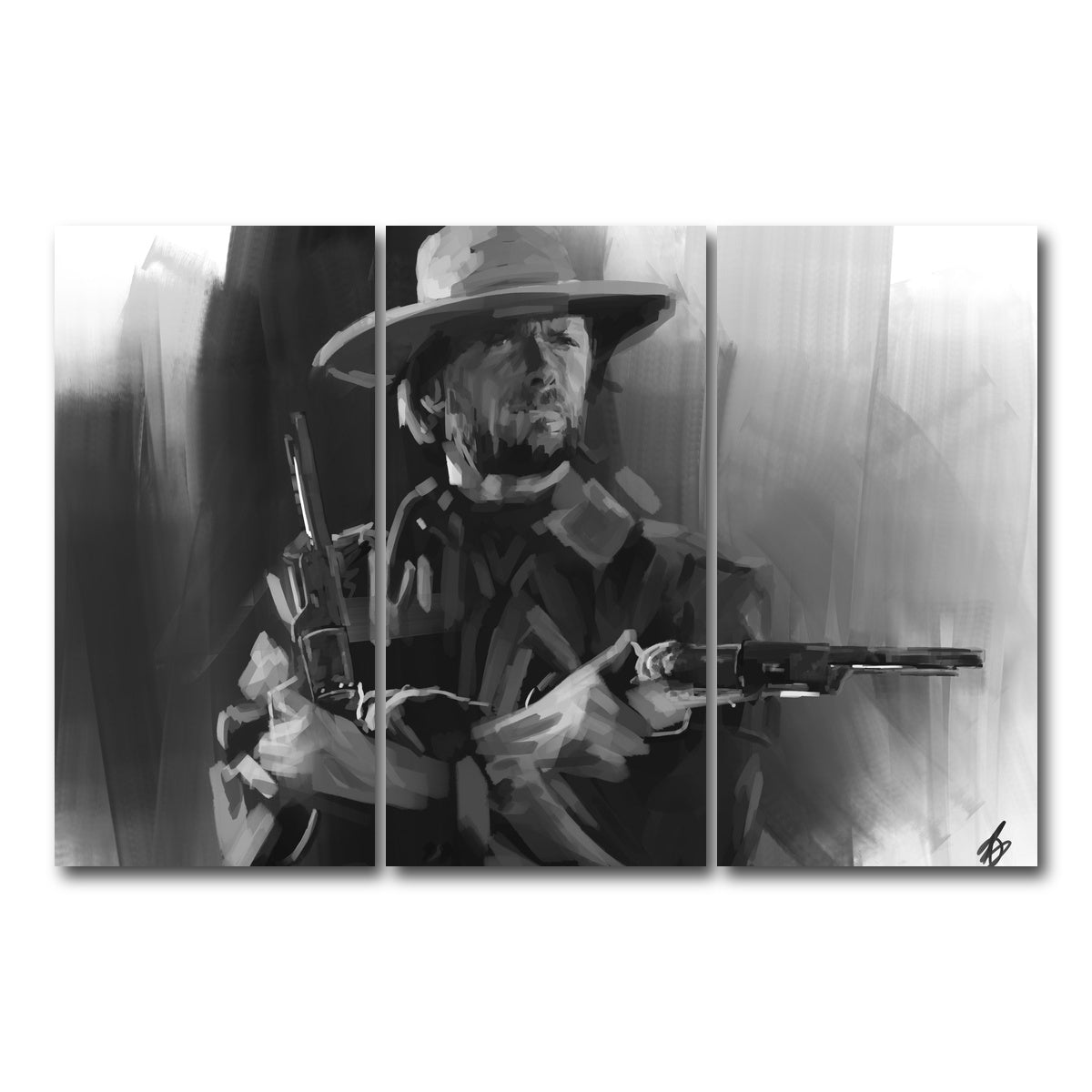 AUTO-MOCKUP WHITE | Outlaw | 3 Piece | Gallery Wrap Canvas | group=12x24