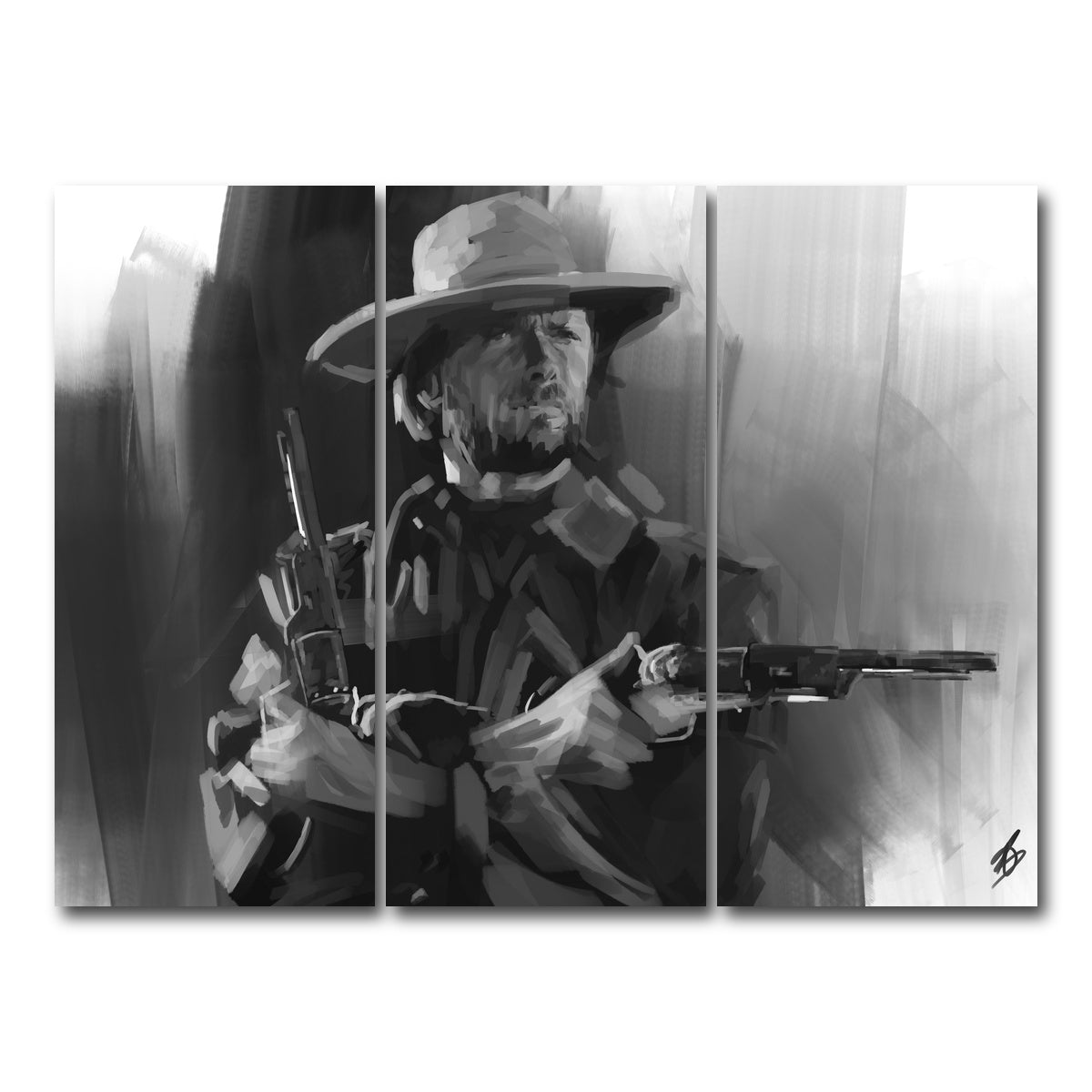 AUTO-MOCKUP WHITE | Outlaw | 3 Piece | Gallery Wrap Canvas | group=8x18