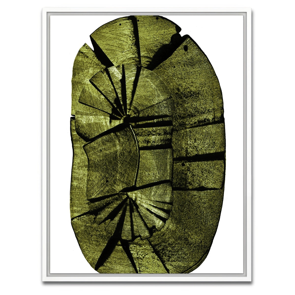 AUTO-MOCKUP WHITE | Oval Stump | 1 Piece | White Framed Canvas | group=3x4