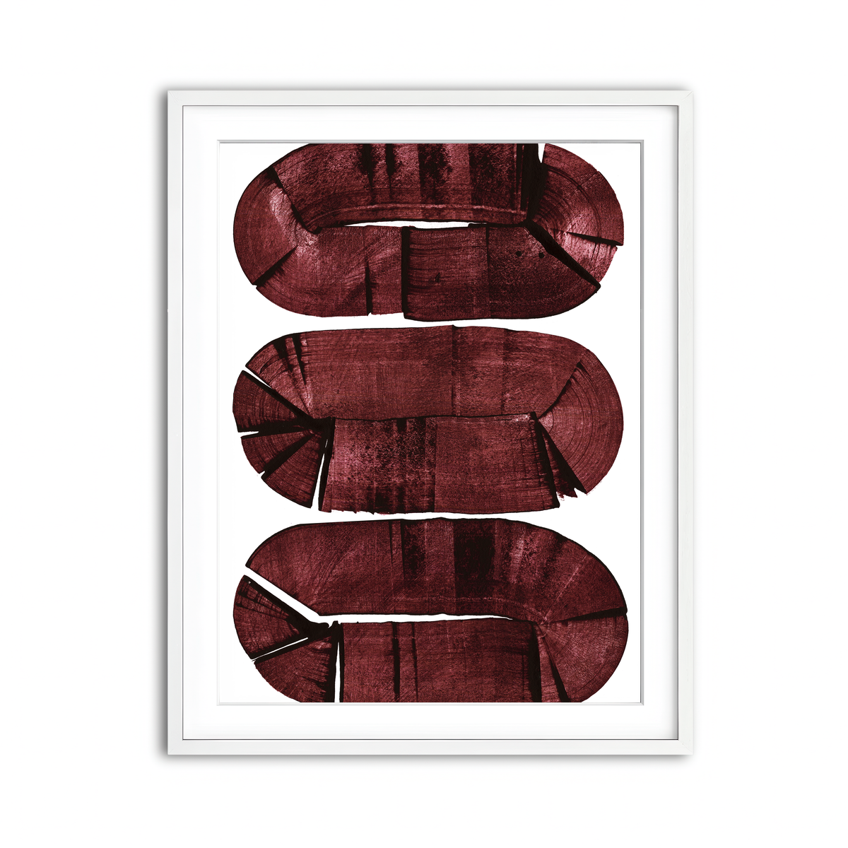 Framed Print 3x4 White