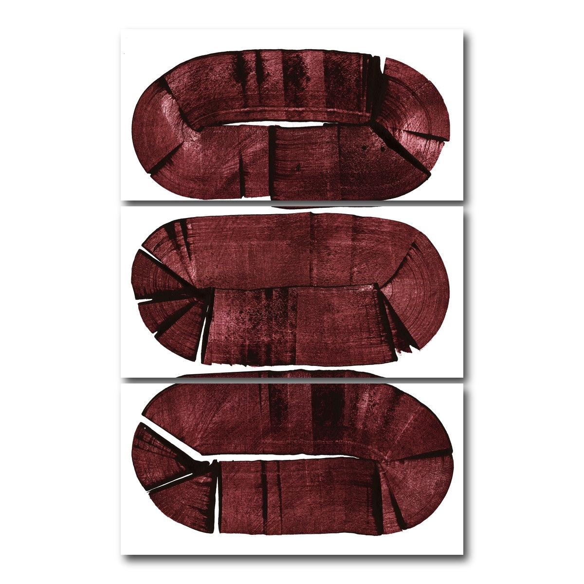 AUTO-MOCKUP WHITE | Oval Woods | 3 Piece | Gallery Wrap Canvas | group=12x24_stacked