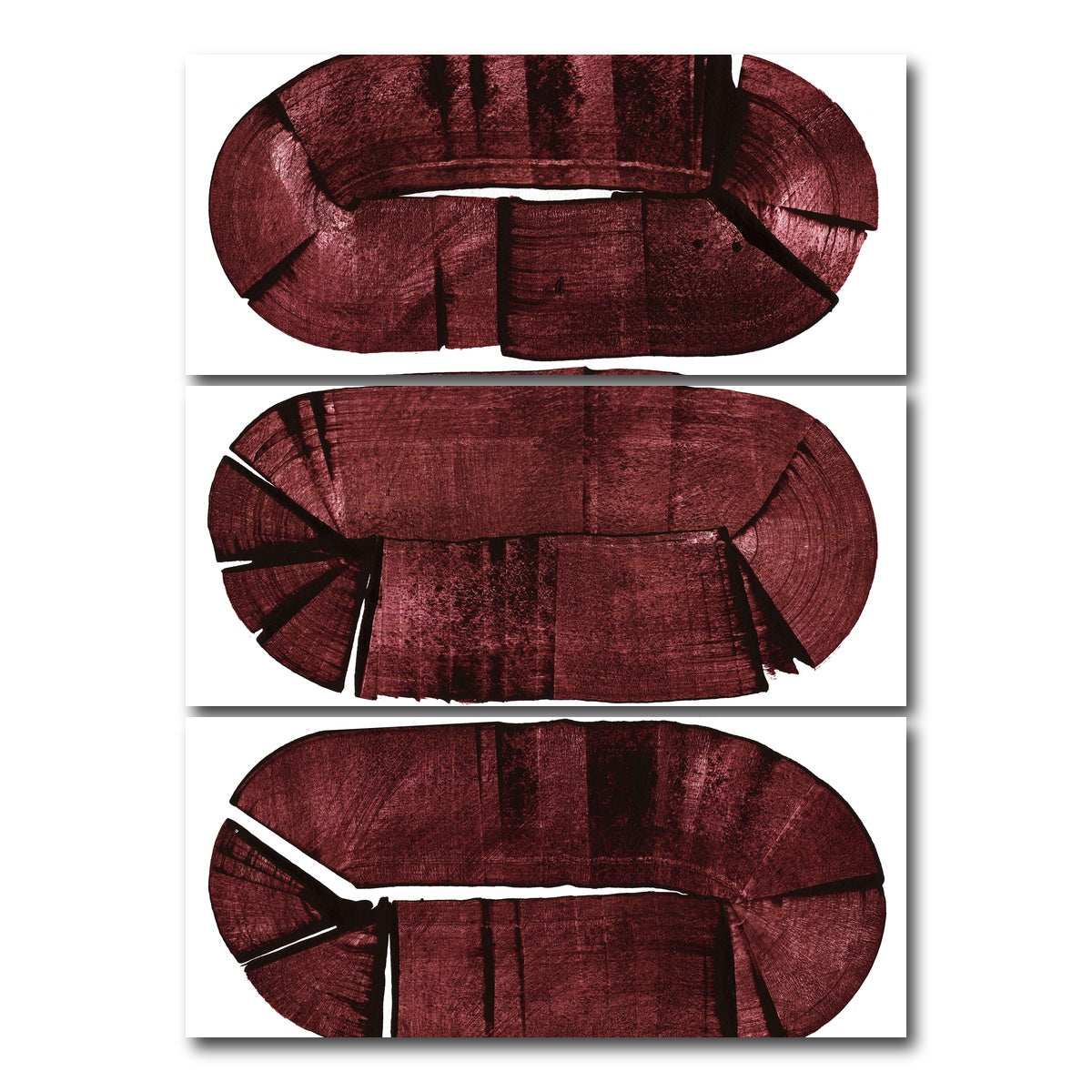 AUTO-MOCKUP WHITE | Oval Woods | 3 Piece | Gallery Wrap Canvas | group=8x18_stacked