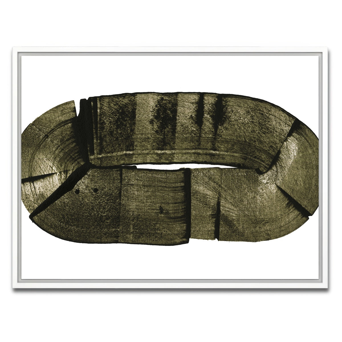 AUTO-MOCKUP WHITE | Oval lumber | 1 Piece | White Framed Canvas | group=4x3