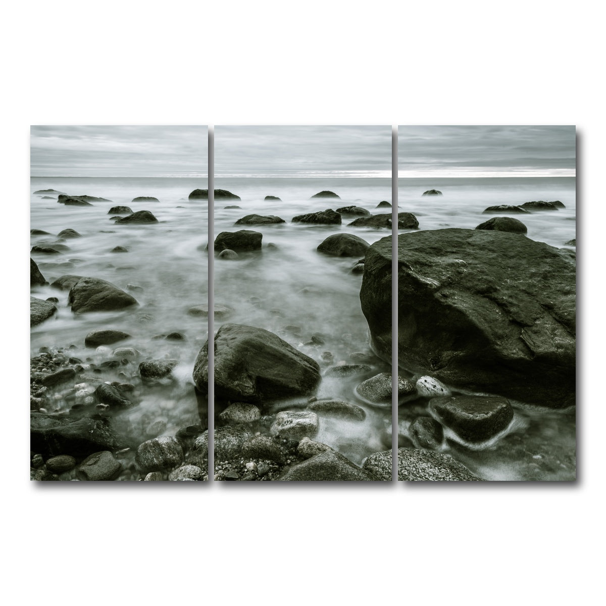 AUTO-MOCKUP WHITE | Overcast Montauk | 3 Piece | Gallery Wrap Canvas | group=12x24