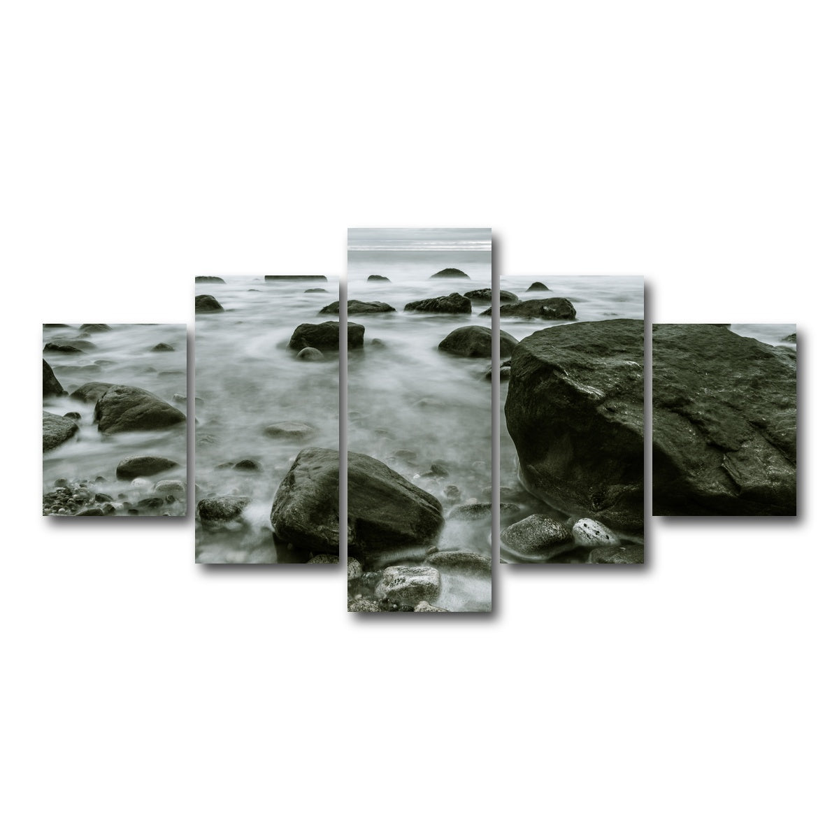 AUTO-MOCKUP WHITE | Overcast Montauk | 5 Piece | Gallery Wrap Canvas | group=5_short
