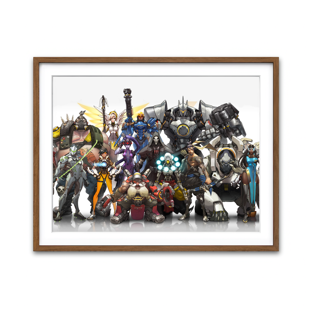 Framed Print 4x3 Walnut