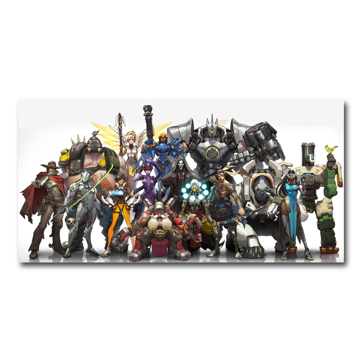 AUTO-MOCKUP WHITE | Overwatch | 1 Piece | Gallery Wrap Canvas | group=2x1