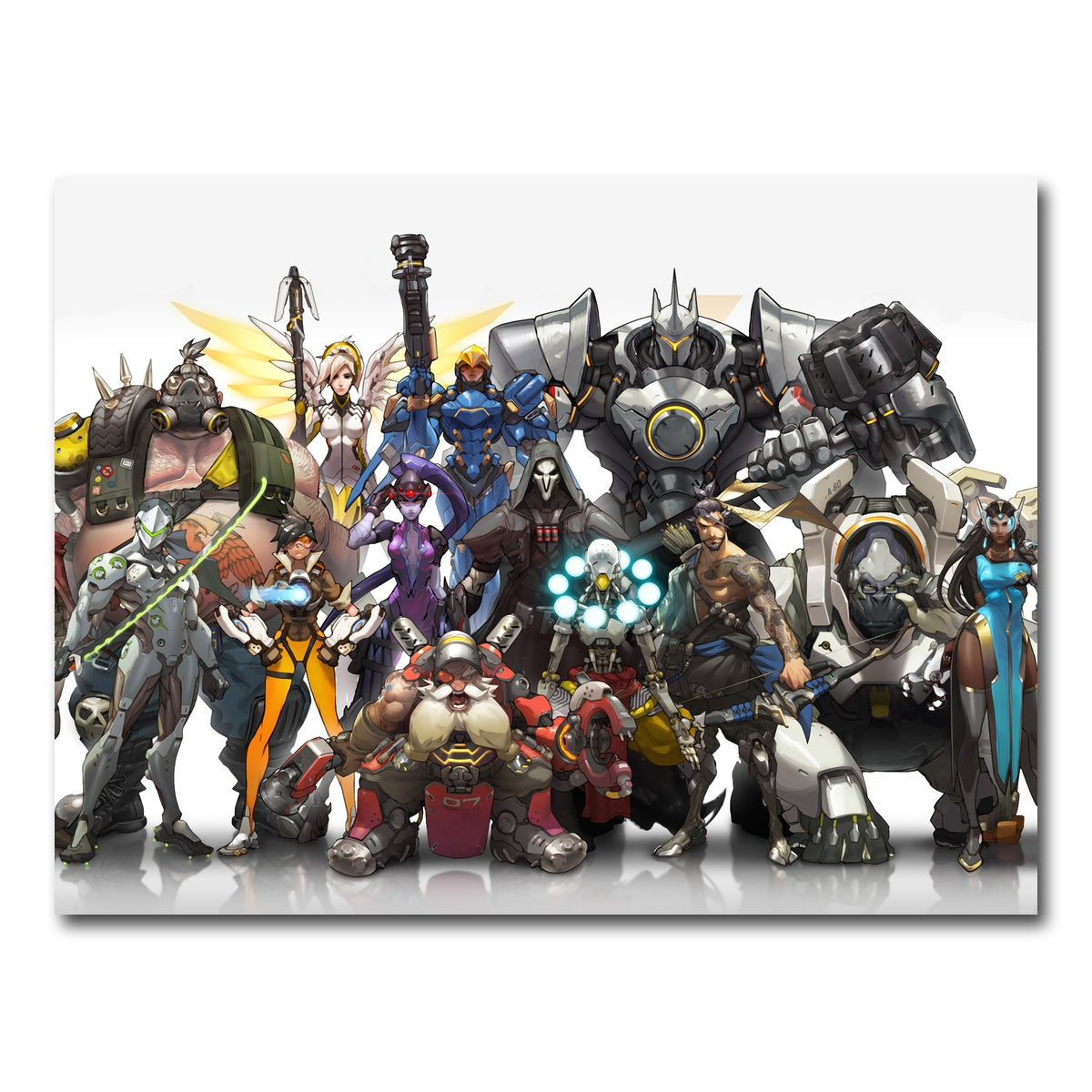 AUTO-MOCKUP WHITE | Overwatch | 1 Piece | Gallery Wrap Canvas | group=4x3