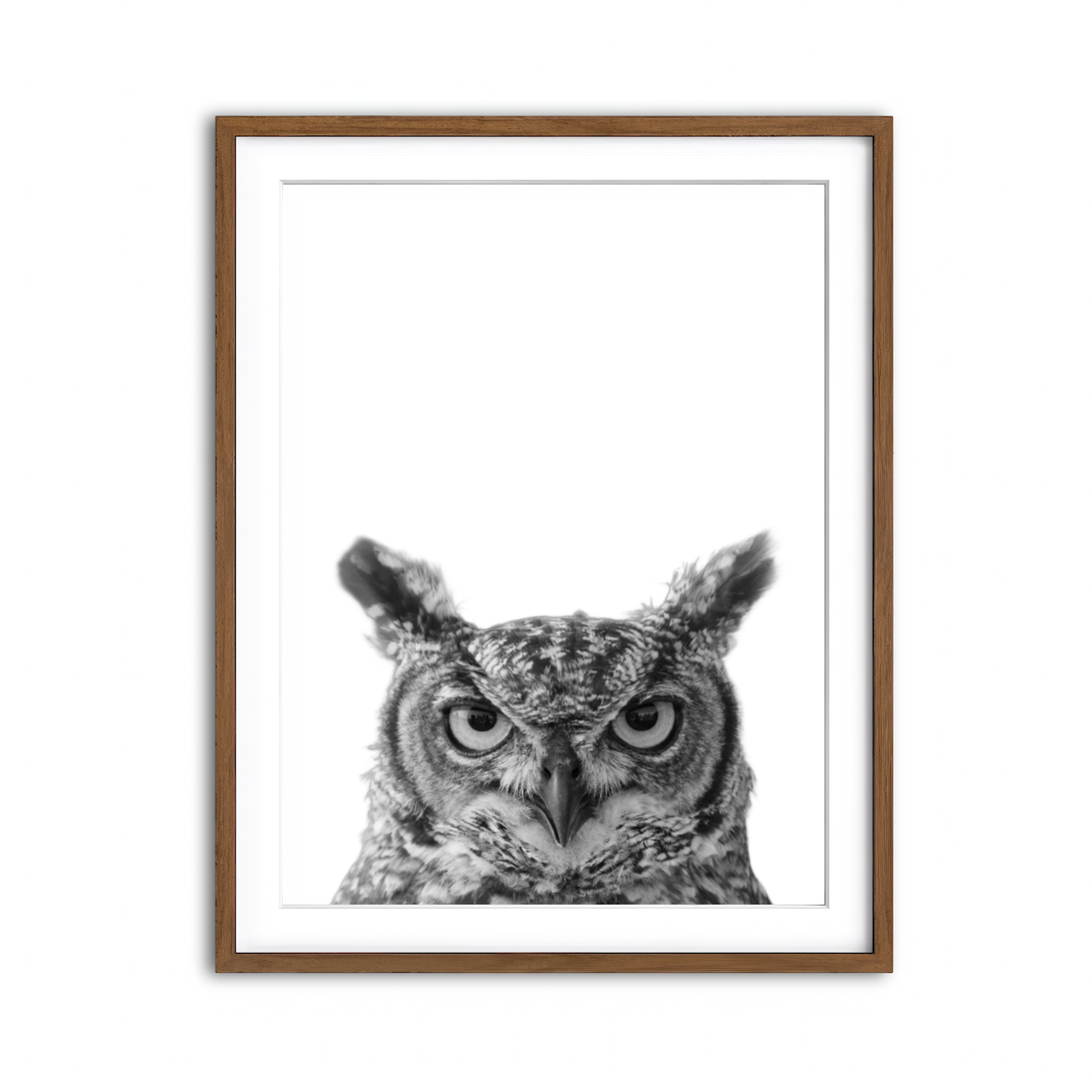 Framed Print 3x4 Walnut