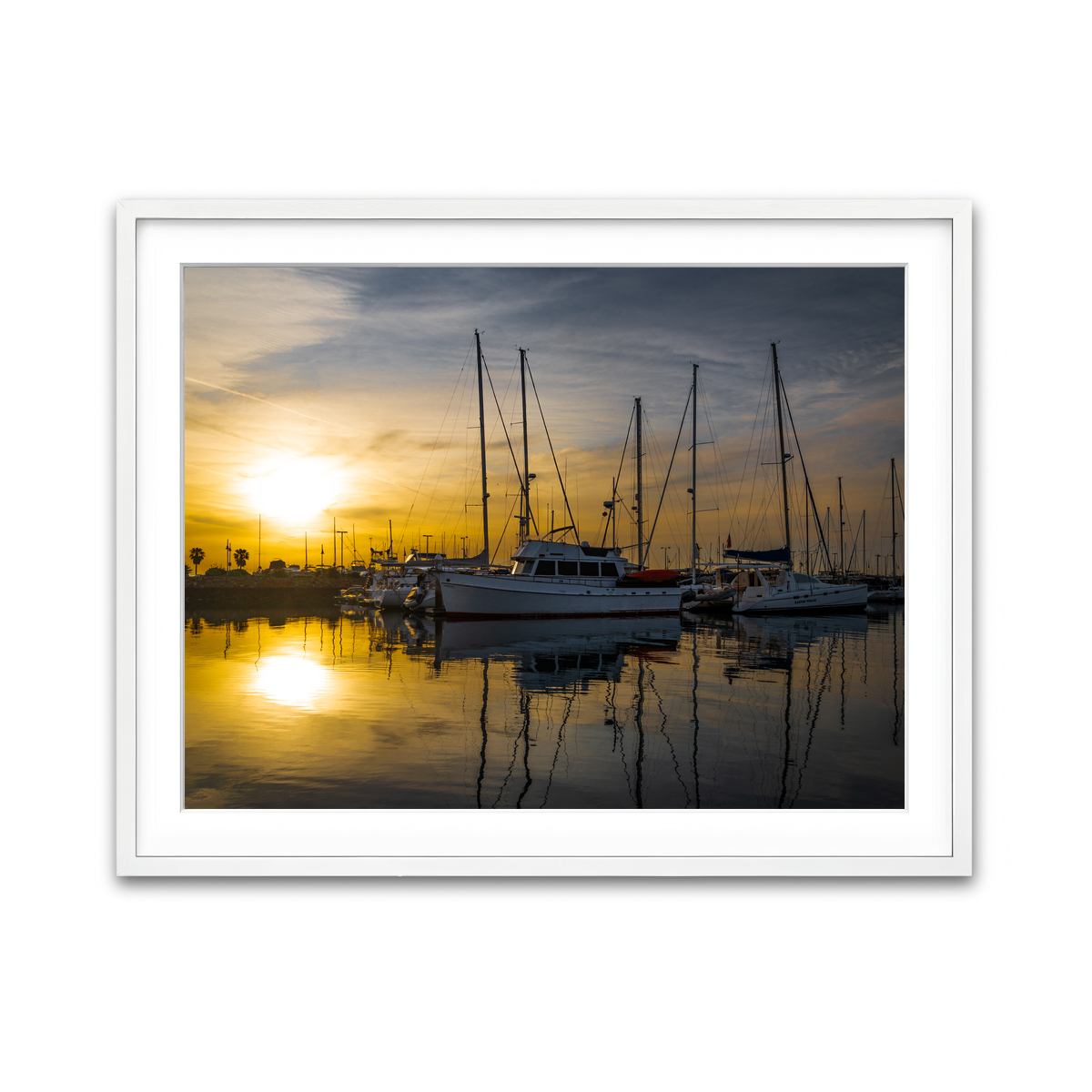 Framed Print 4x3 White