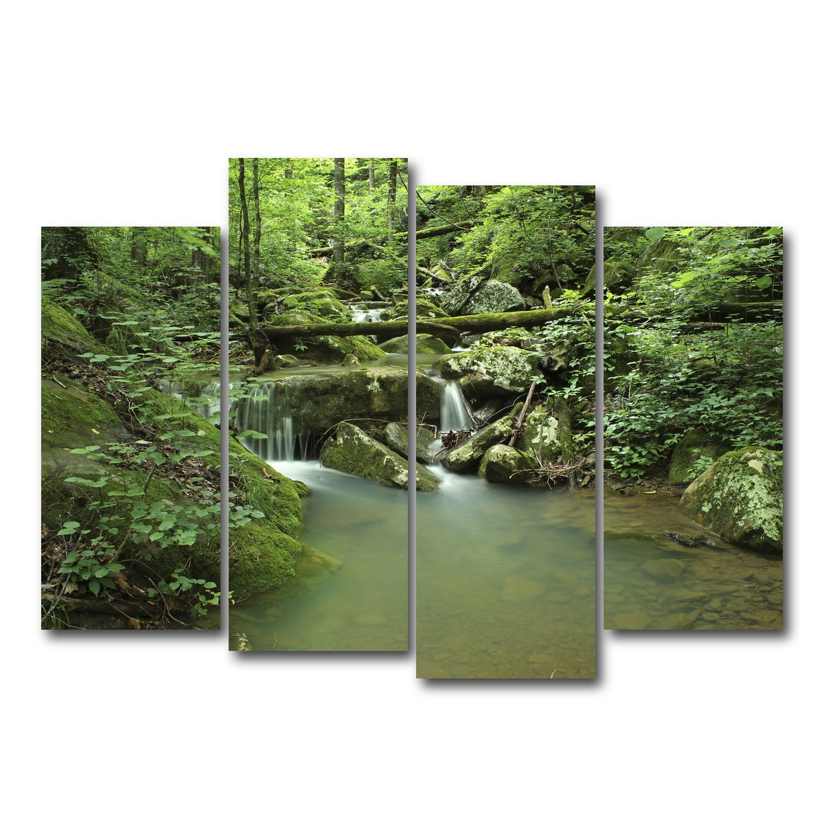 AUTO-MOCKUP WHITE | Ozark National Forest | 4 Piece | Gallery Wrap Canvas | group=4_normal