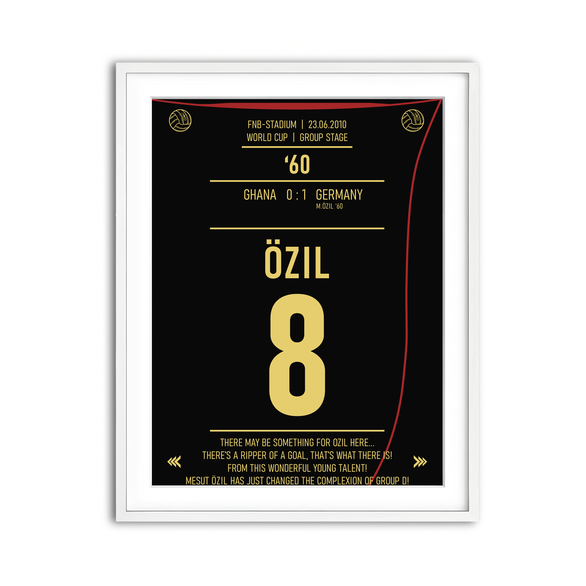 Framed Print 3x4 White