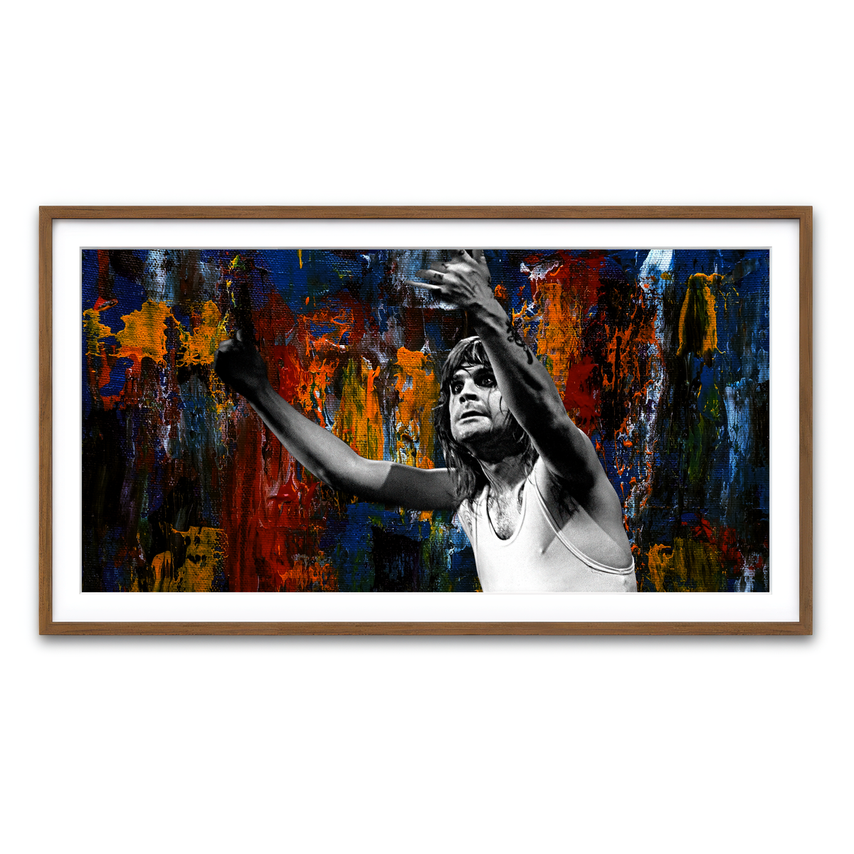 Framed Print 2x1 Walnut