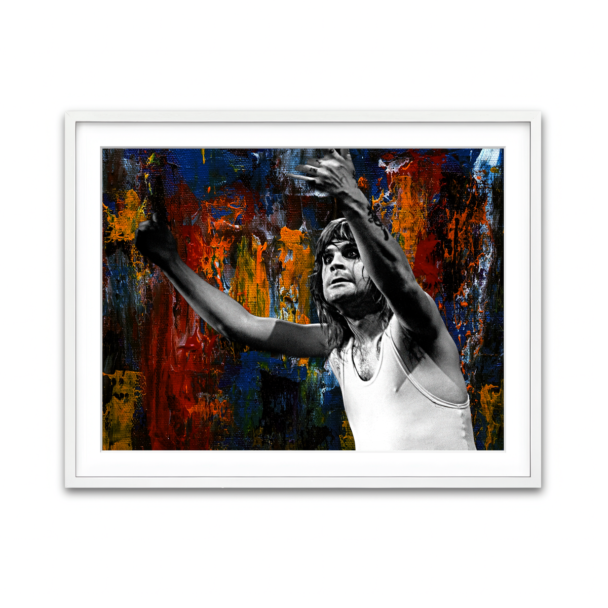 Framed Print 4x3 White
