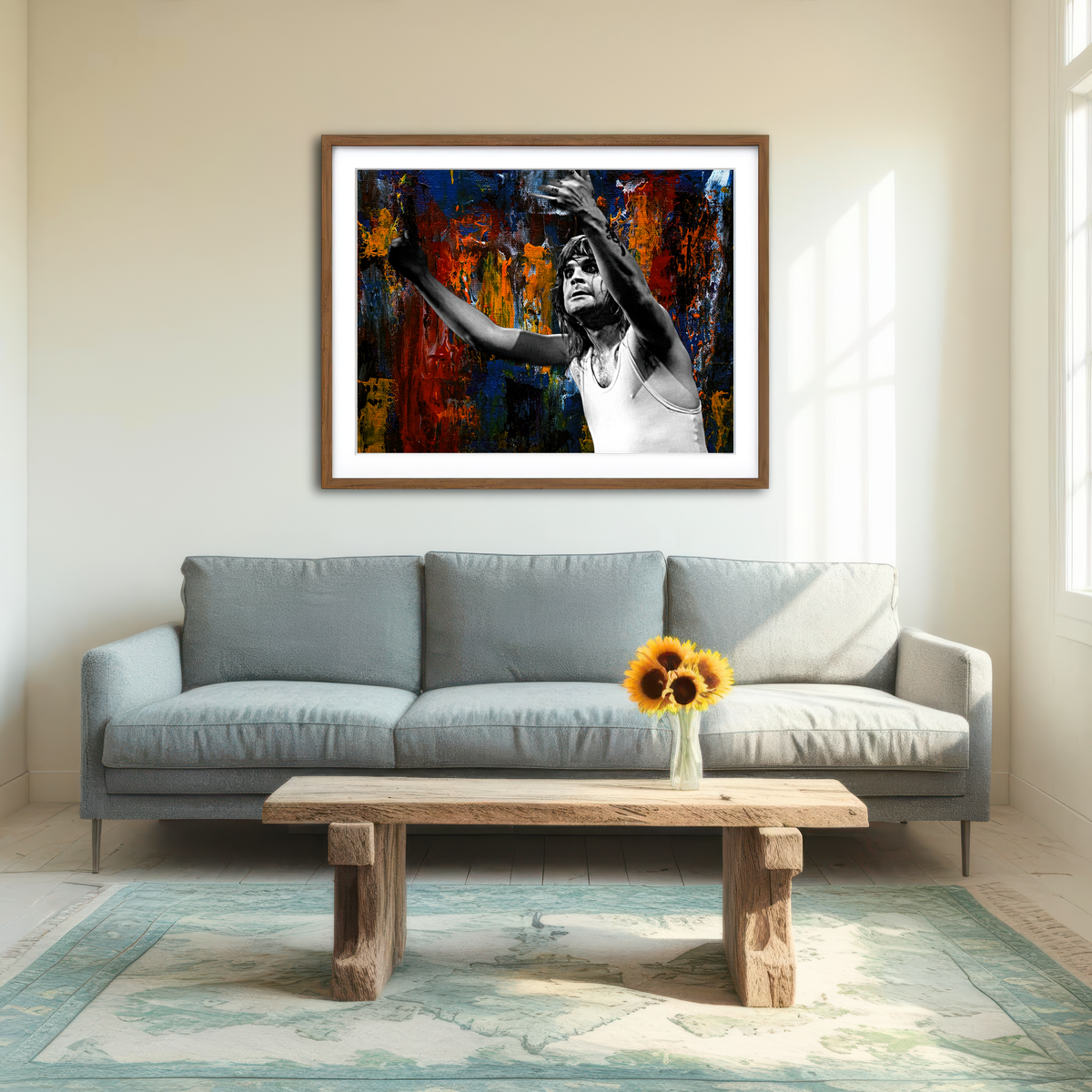 AUTO-MOCKUP ROOM | Ozzy Abstract Wall Art