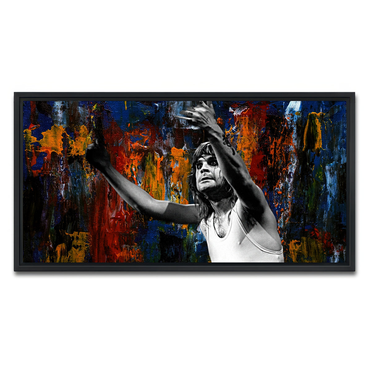 AUTO-MOCKUP WHITE | Ozzy Abstract | 1 Piece | Black Framed Canvas | group=2x1