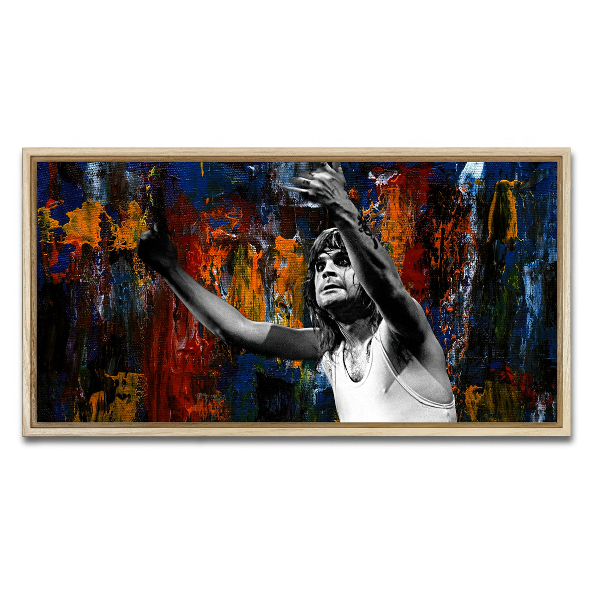 AUTO-MOCKUP WHITE | Ozzy Abstract | 1 Piece | Natural Framed Canvas | group=2x1