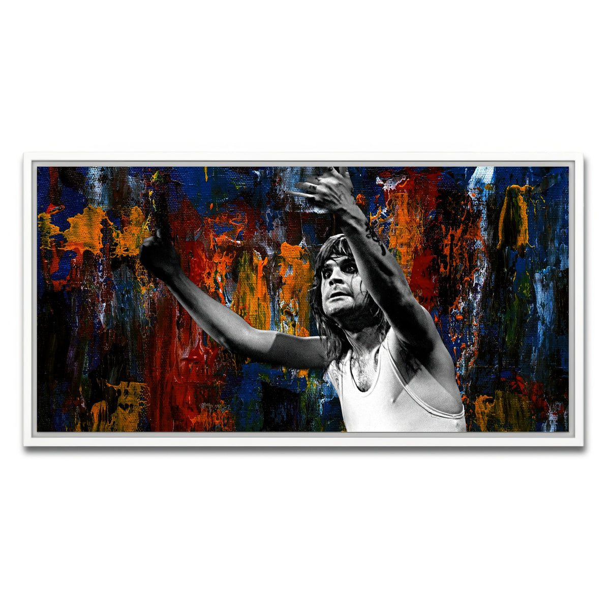AUTO-MOCKUP WHITE | Ozzy Abstract | 1 Piece | White Framed Canvas | group=2x1