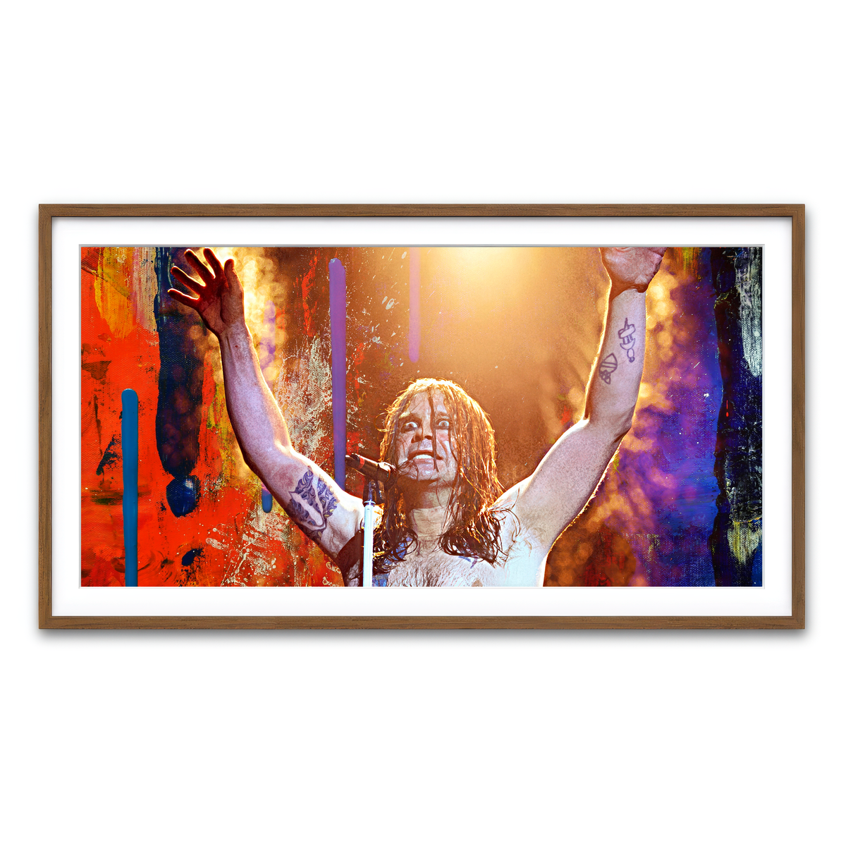 Framed Print 2x1 Walnut