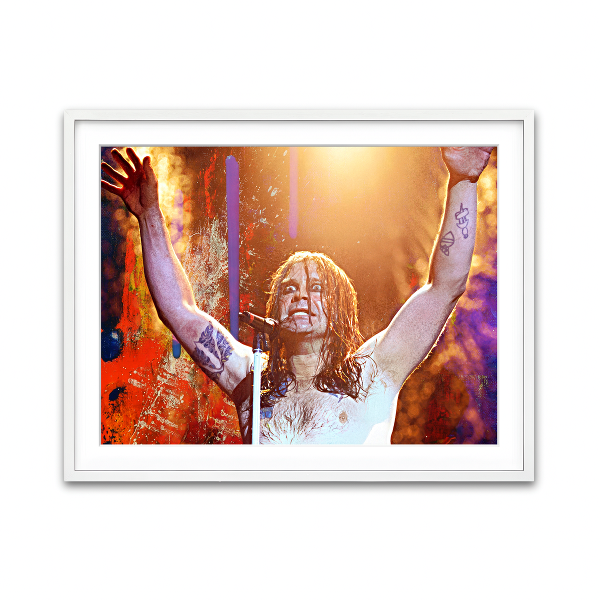 Framed Print 4x3 White