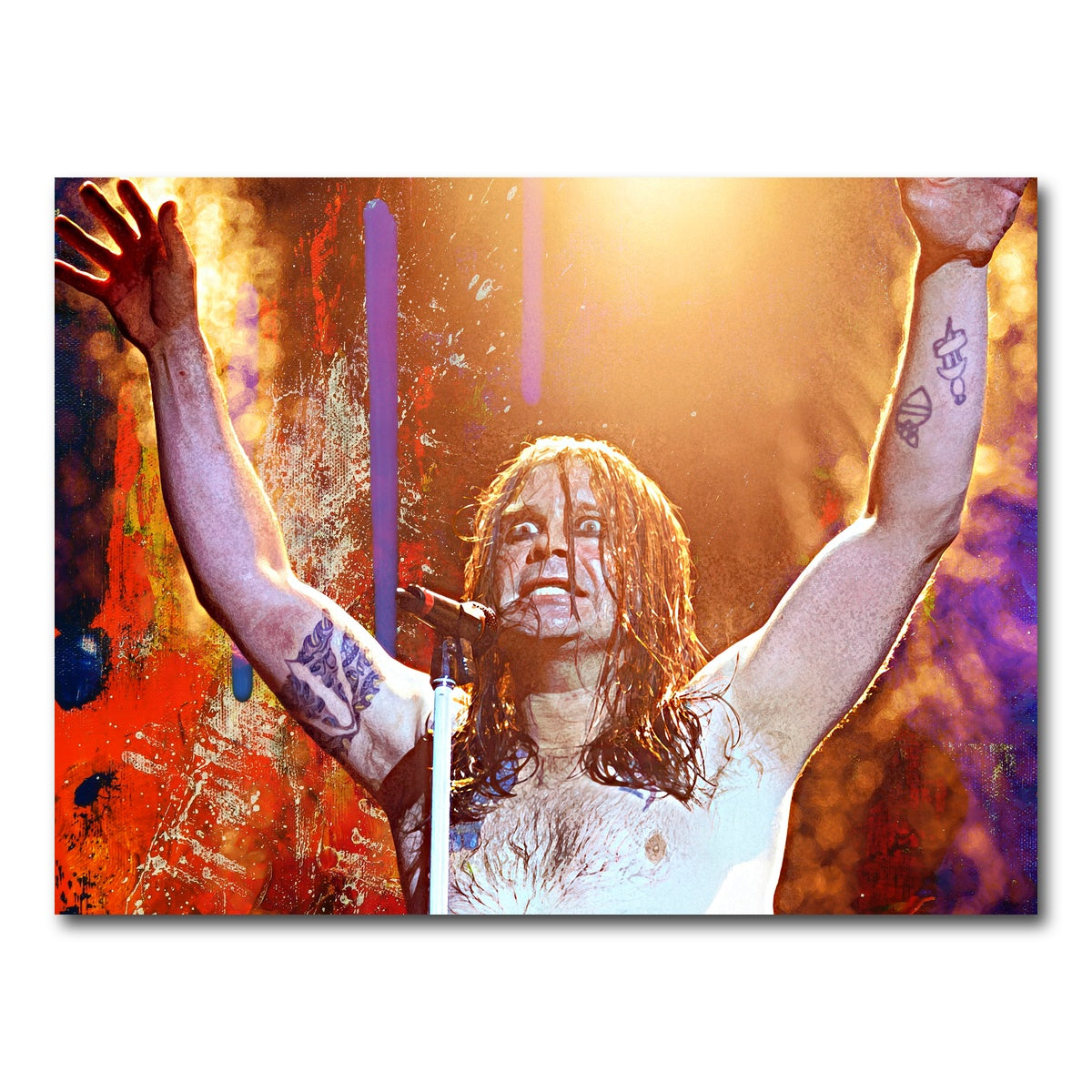 AUTO-MOCKUP WHITE | Ozzy Osbourne | 1 Piece | Gallery Wrap Canvas | group=4x3