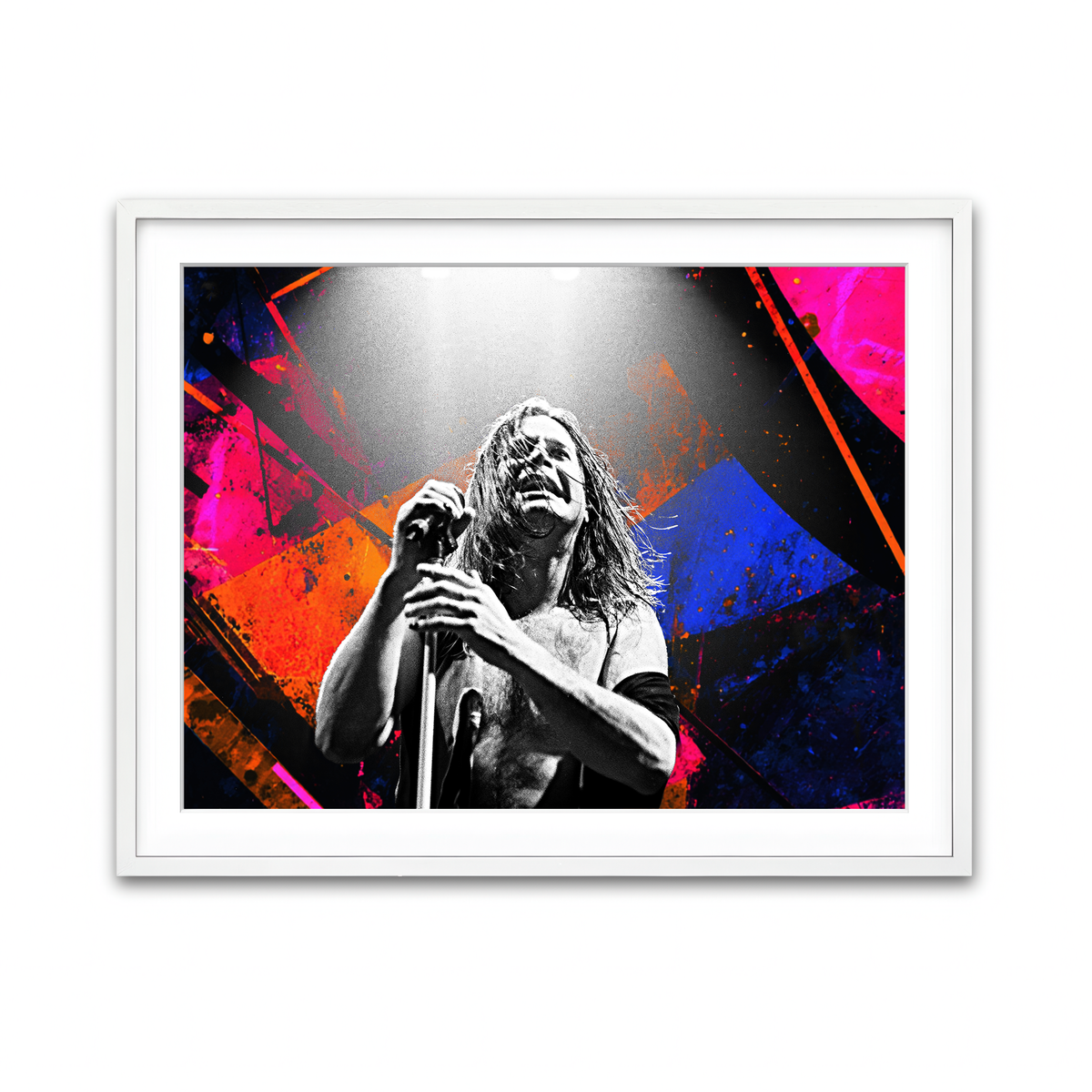 Framed Print 4x3 White