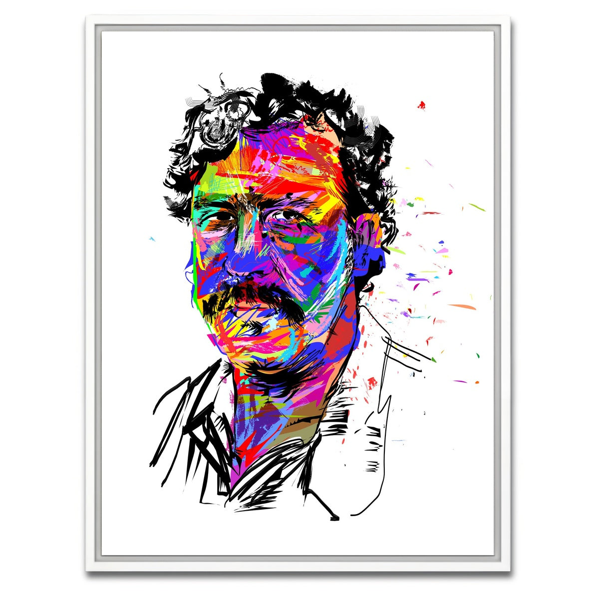 AUTO-MOCKUP WHITE | PABLO | 1 Piece | White Framed Canvas | group=3x4