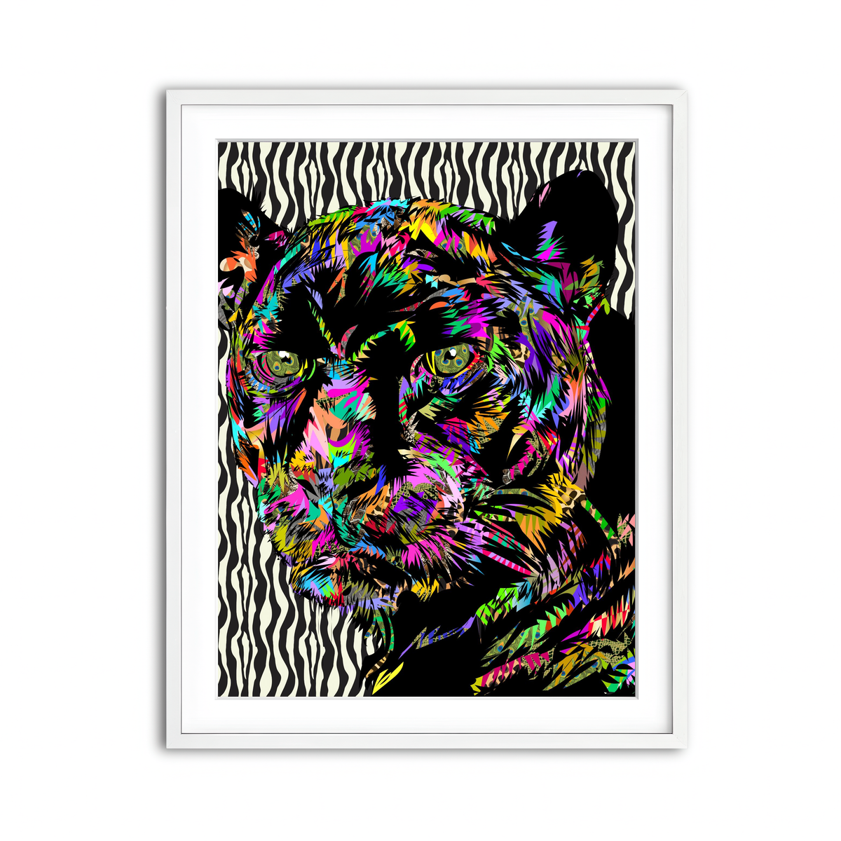 Framed Print 3x4 White