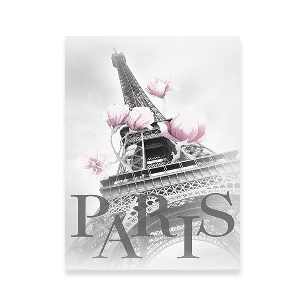 PARIS Magnolia Eiffel Tower Wall Art