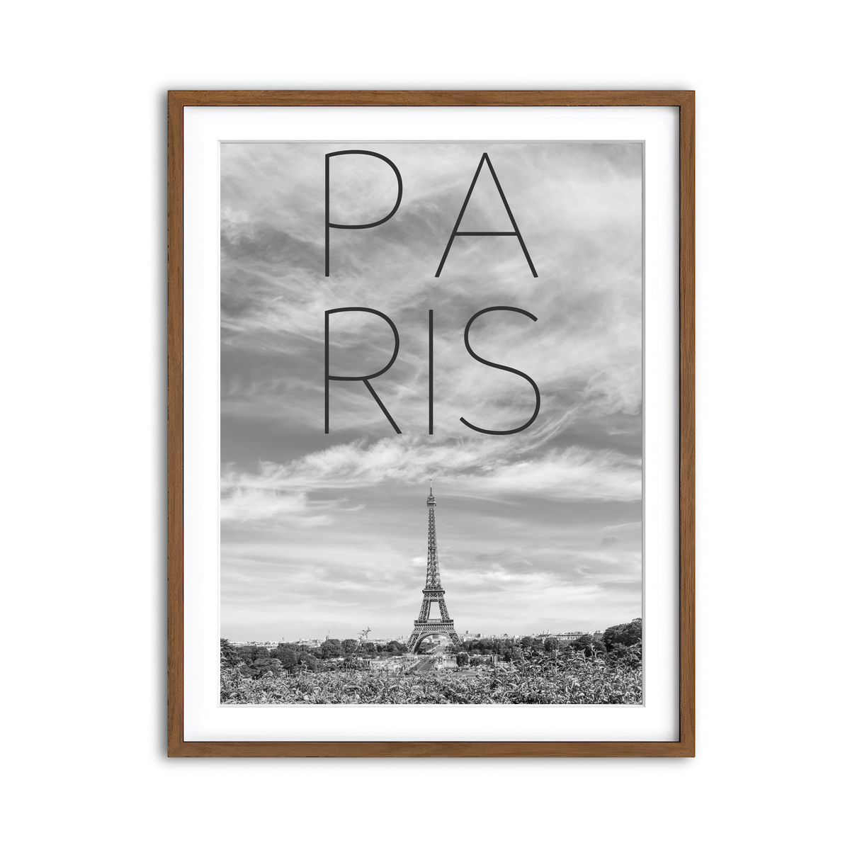 Framed Print 3x4 Walnut