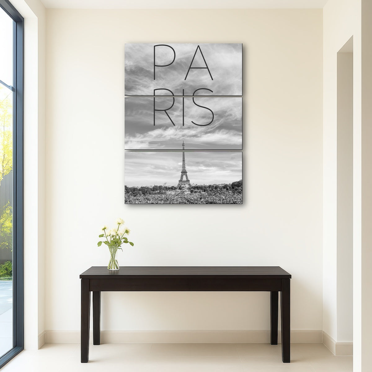 AUTO-MOCKUP ROOM | PARIS Eiffel Tower Text