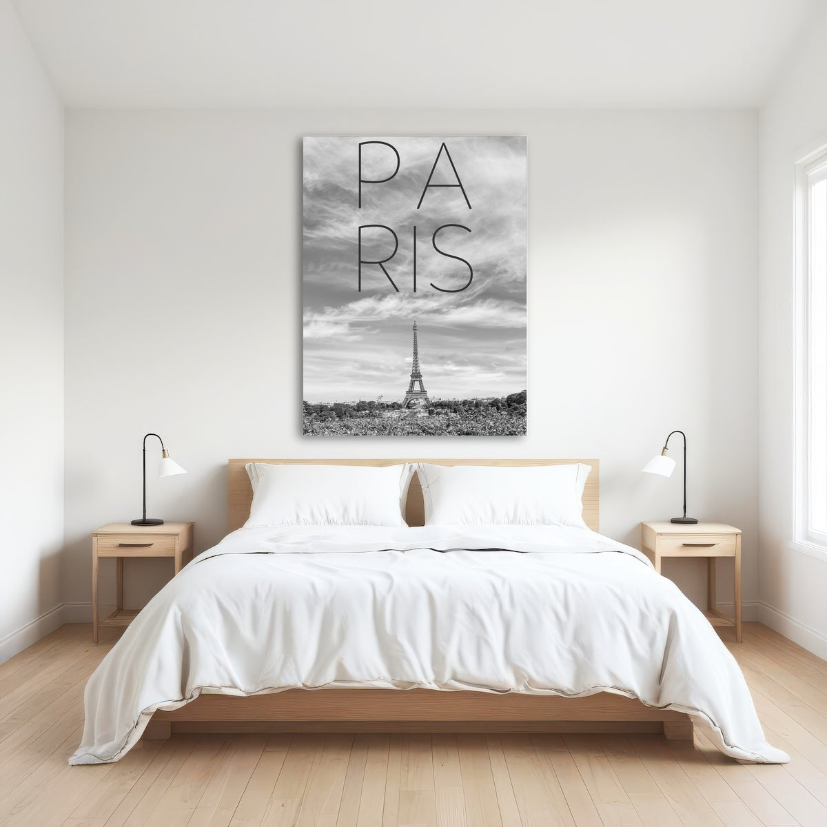 AUTO-MOCKUP ROOM | PARIS Eiffel Tower Text