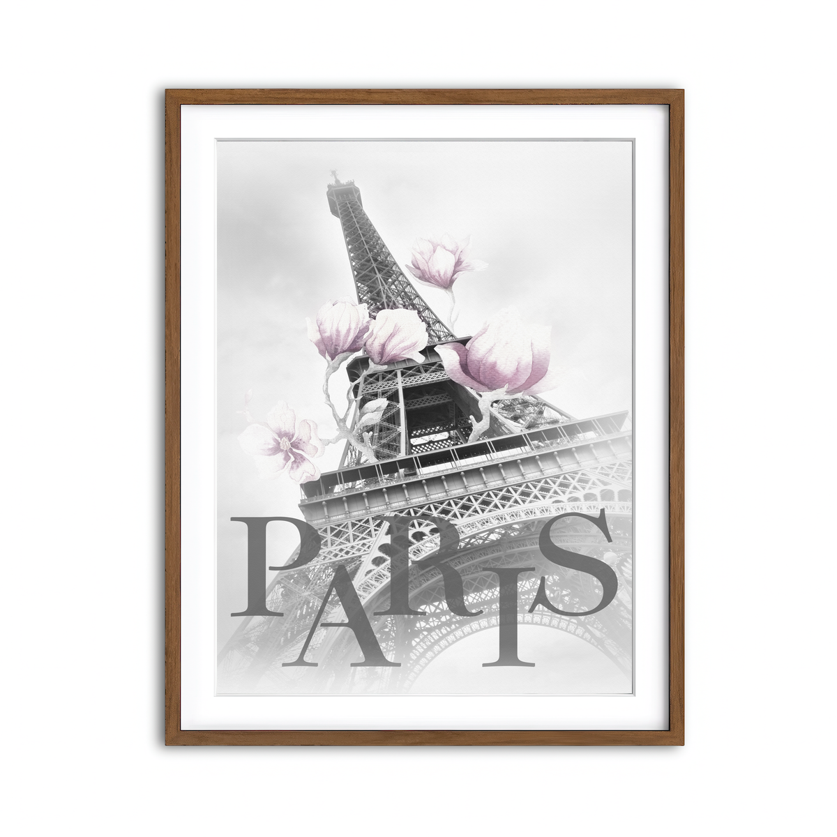 Framed Print 3x4 Walnut