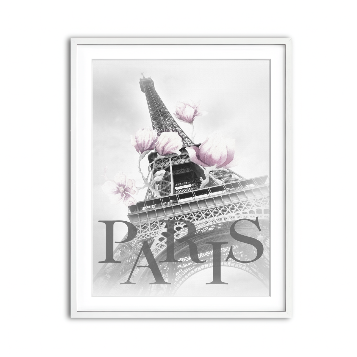 Framed Print 3x4 White
