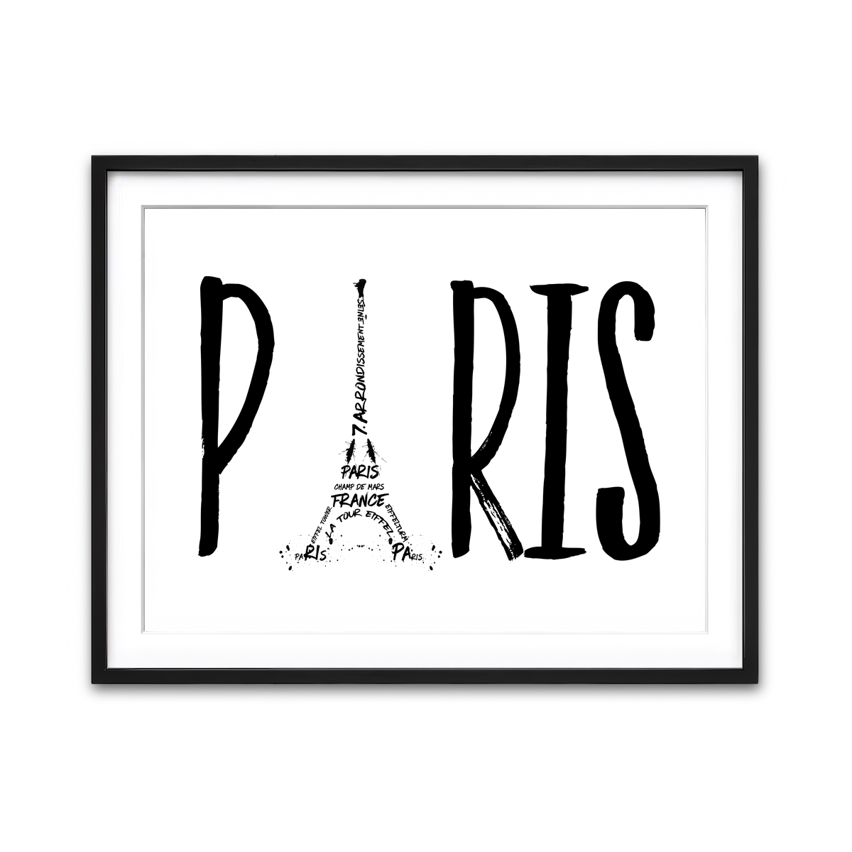 Framed Print 4x3 Black