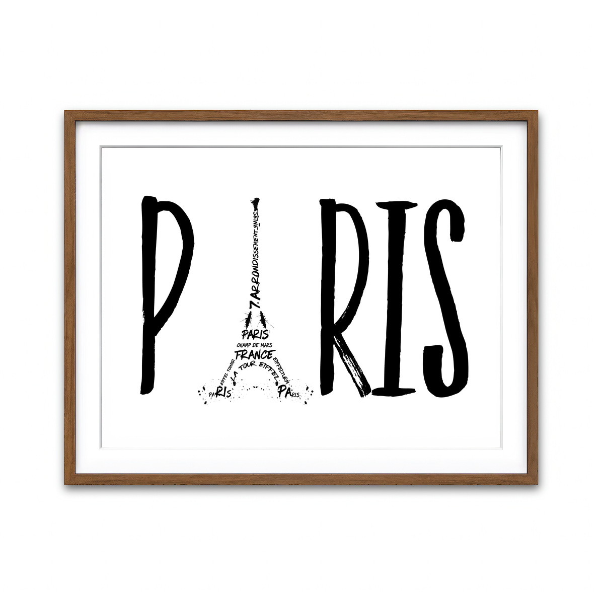 Framed Print 4x3 Walnut