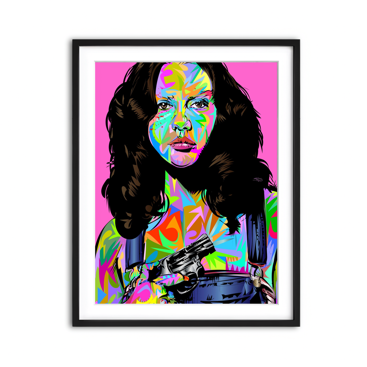 Framed Print 3x4 Black