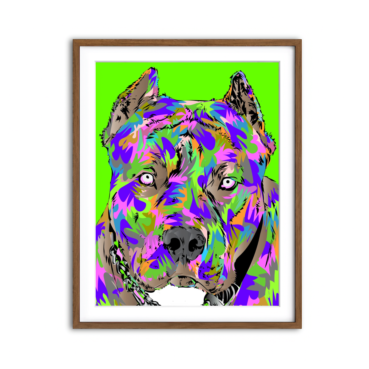 Framed Print 3x4 Walnut