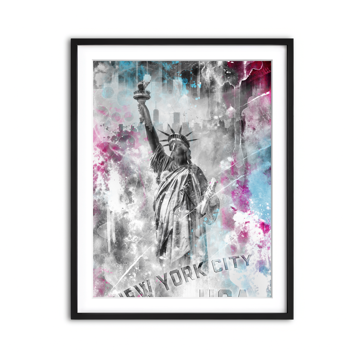 Framed Print 3x4 Black