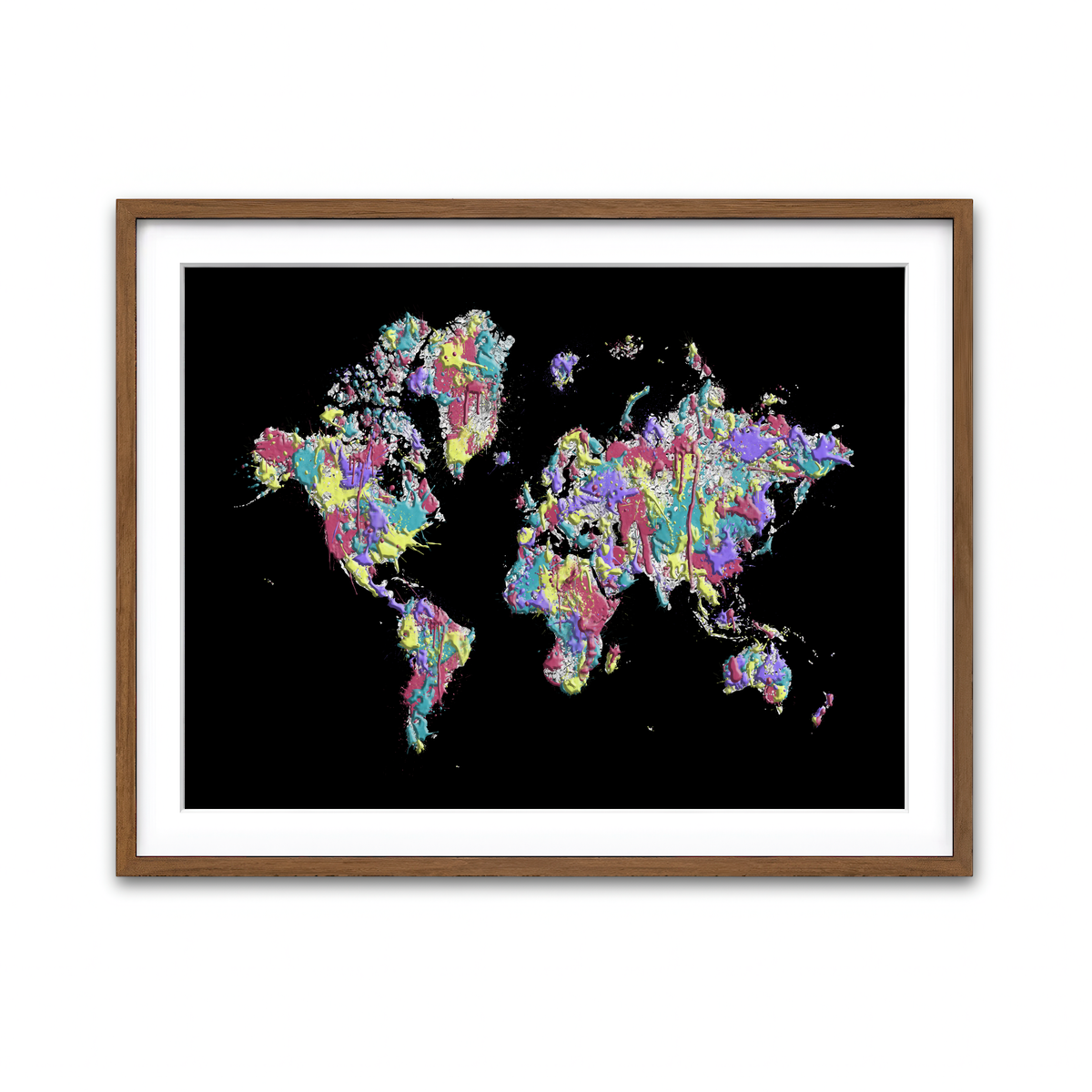 Framed Print 4x3 Walnut