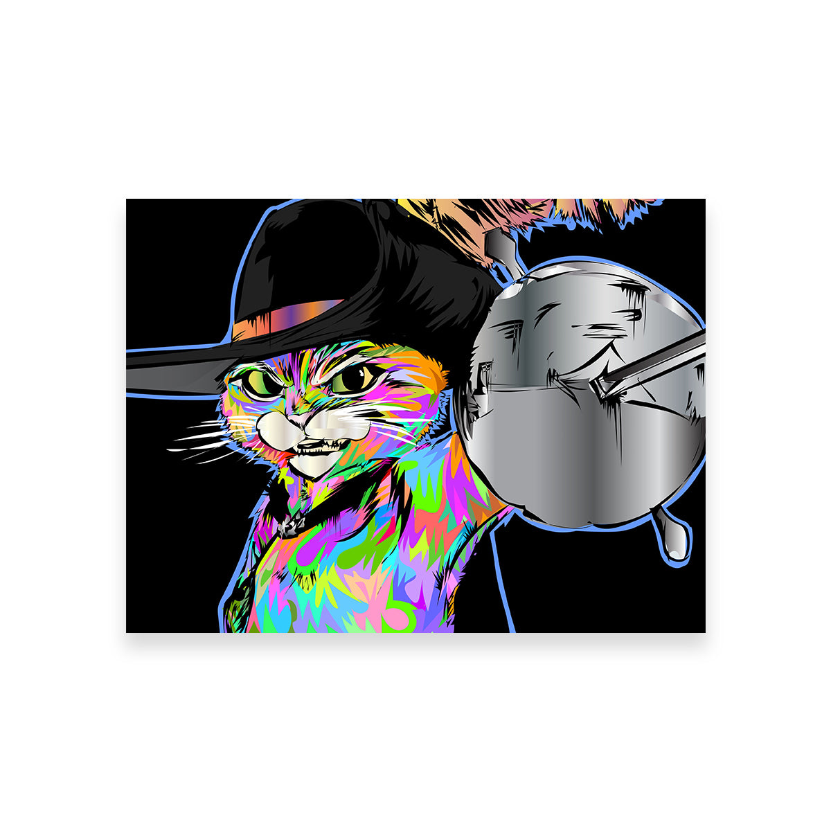 Puss and Boots Wall Art
