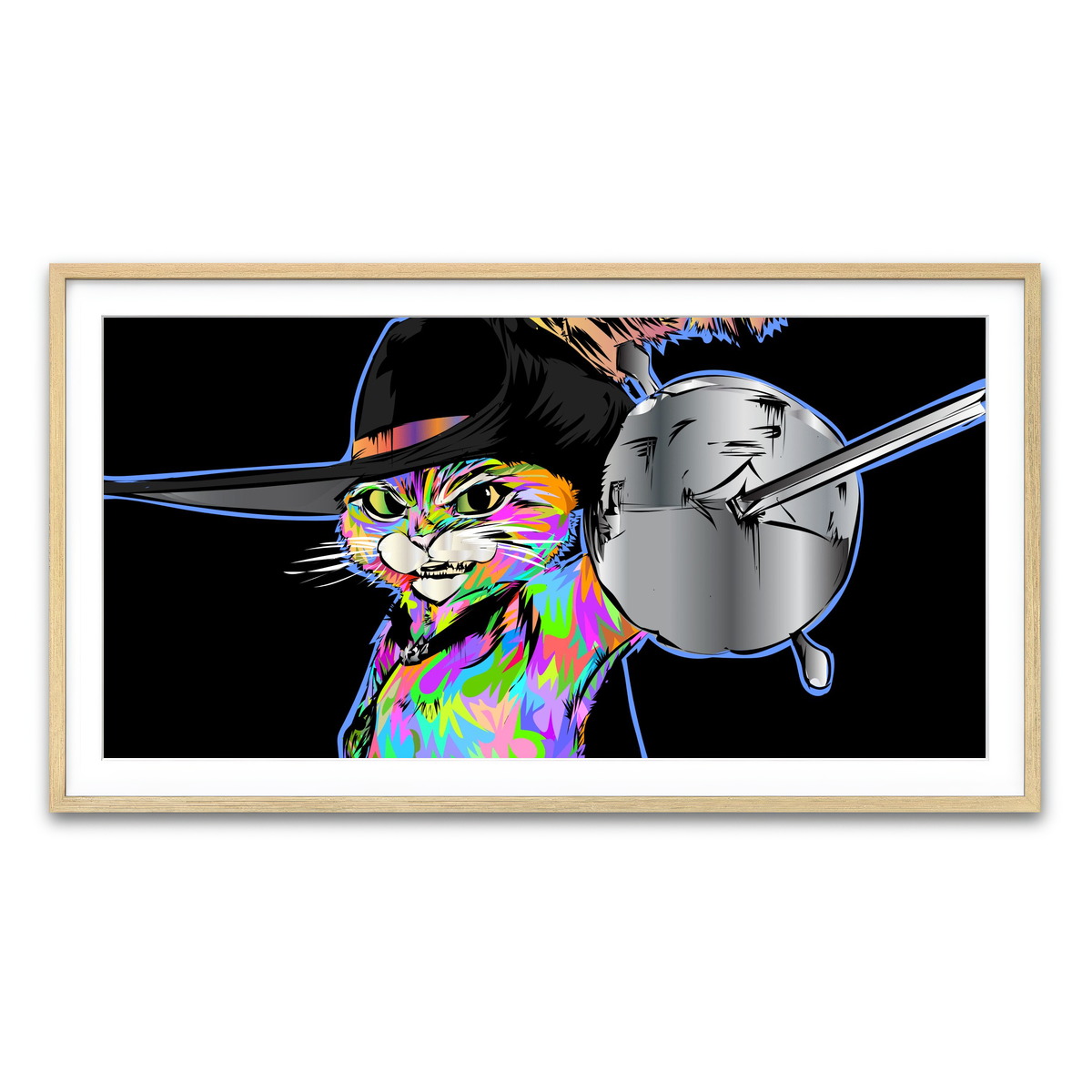 Framed Print 2x1 Natural