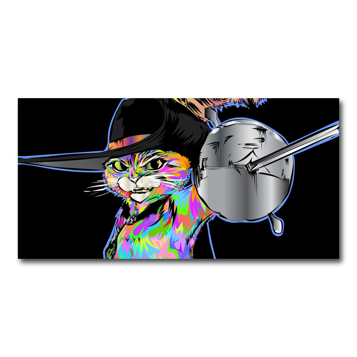 AUTO-MOCKUP WHITE | PUSS AND BOOTS | 1 Piece | Gallery Wrap Canvas | group=2x1