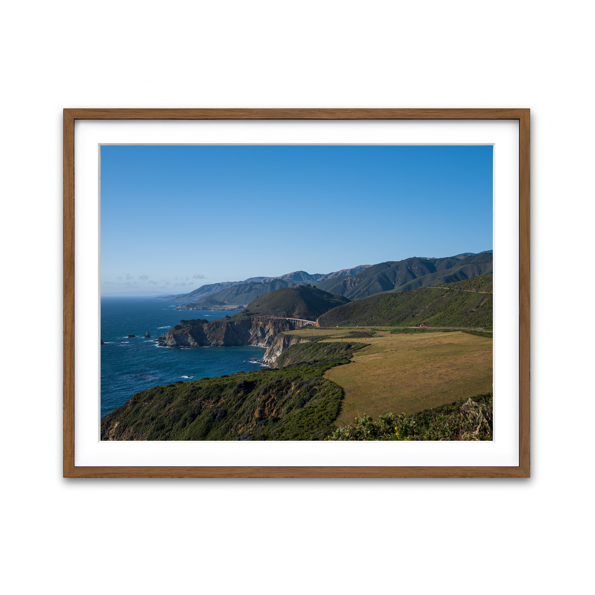 Framed Print 4x3 Walnut