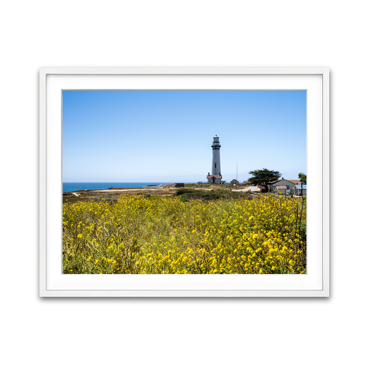 Framed Print 4x3 White