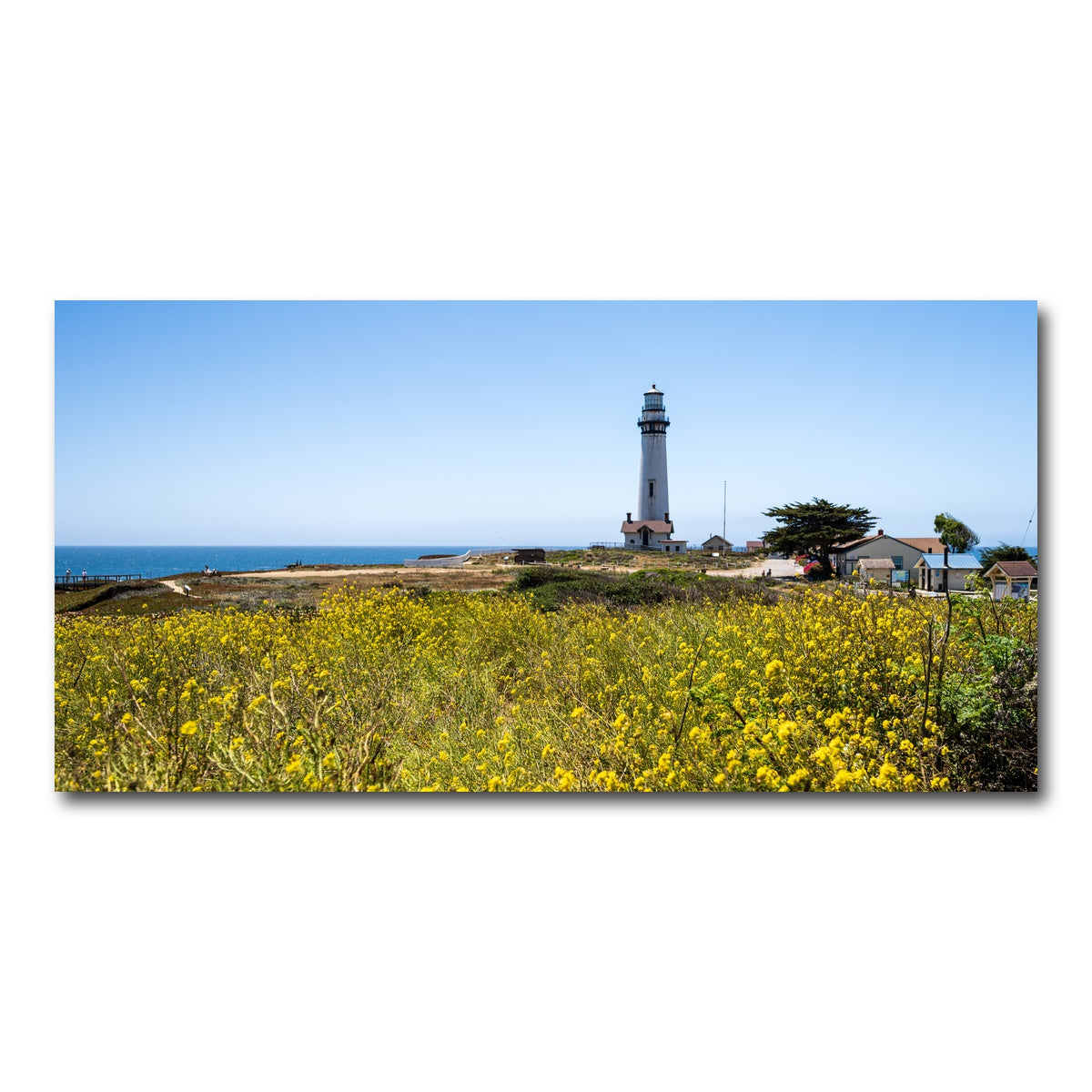 AUTO-MOCKUP WHITE | Pacific Coast Hwy Lighthouse | 1 Piece | Gallery Wrap Canvas | group=2x1