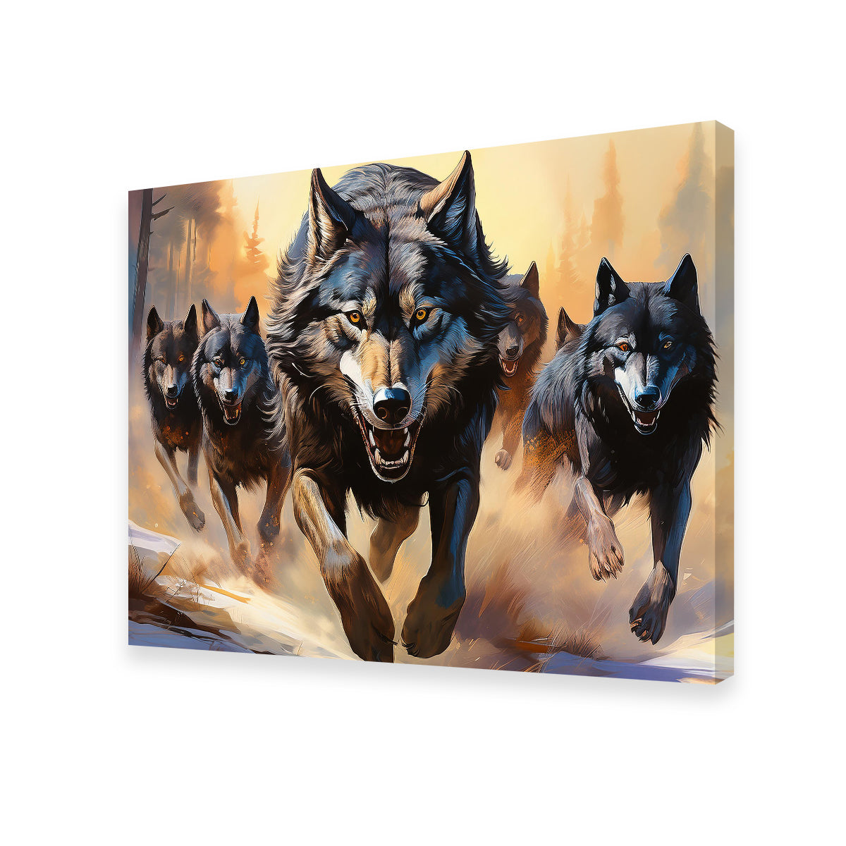 Pack of Wolves Wall Art