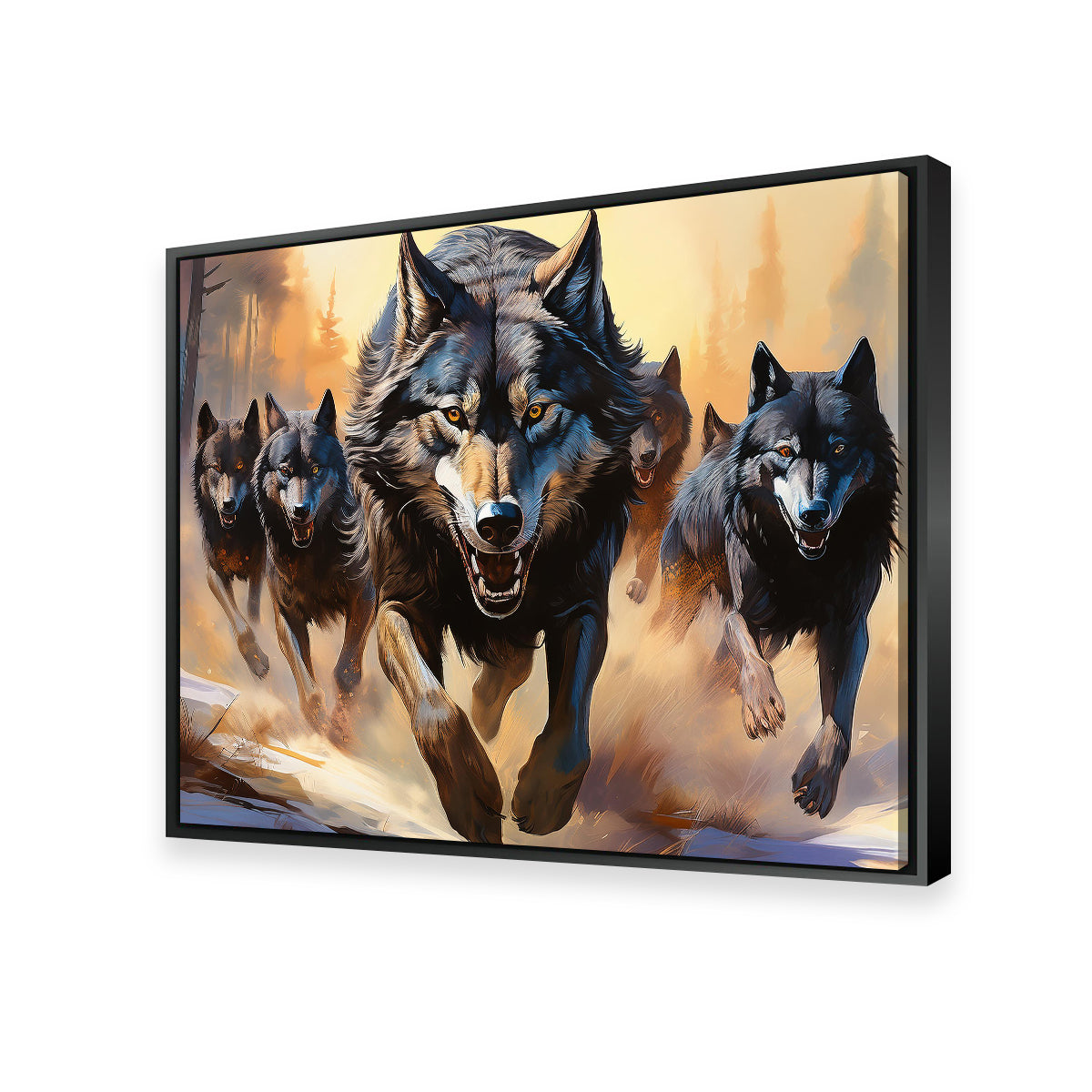 Pack of Wolves Wall Art